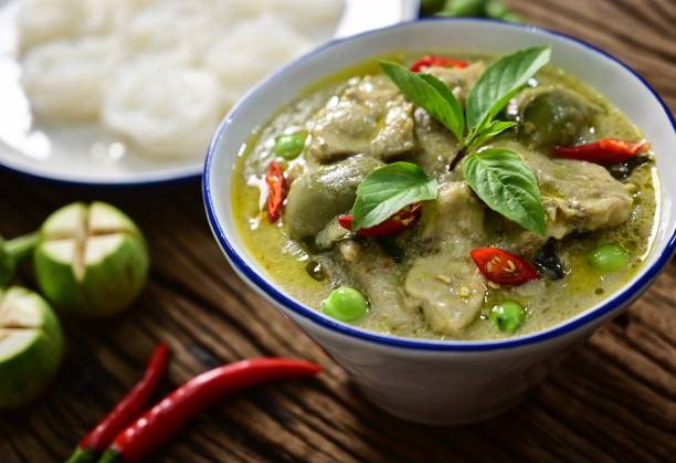 Thai green curry bowl